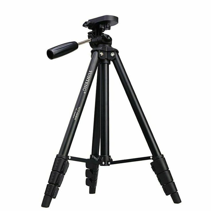 yunteng vct 680 portable aluminum tripod with damping head for dslr camera
